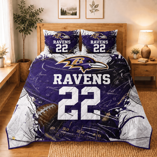 BR x NFL Premium Bedding Sets Personalized Gift For