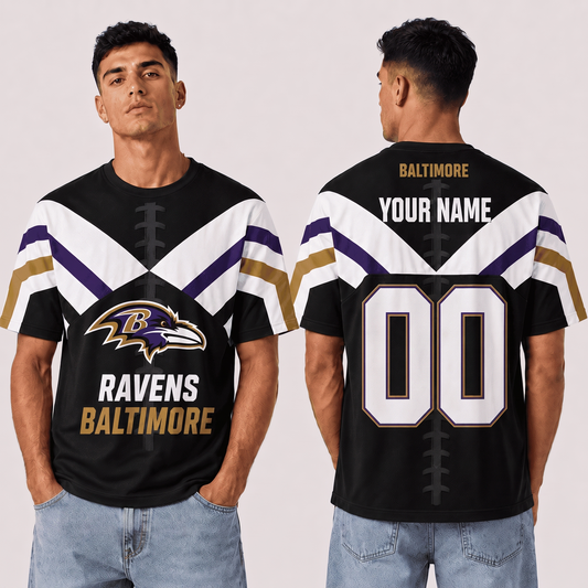 BR x NFL Premium T-Shirt 3D Personalized Gift For Fan