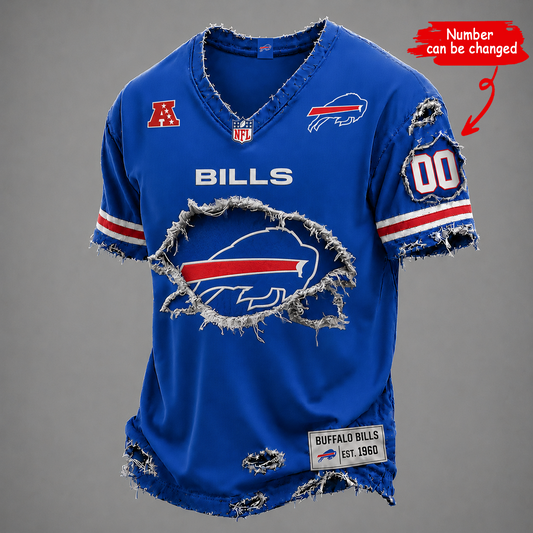 BUF x NFL LUXURY V-Neck T-Shirt V2 1506