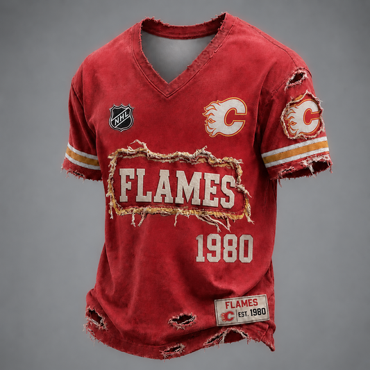CGY x NHL LUXURY V-Neck T-Shirt 2705 DatND DVT