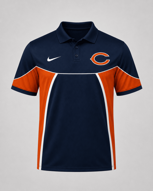 CHI Premium NFL Personalized Sports Style Polo Shirt
