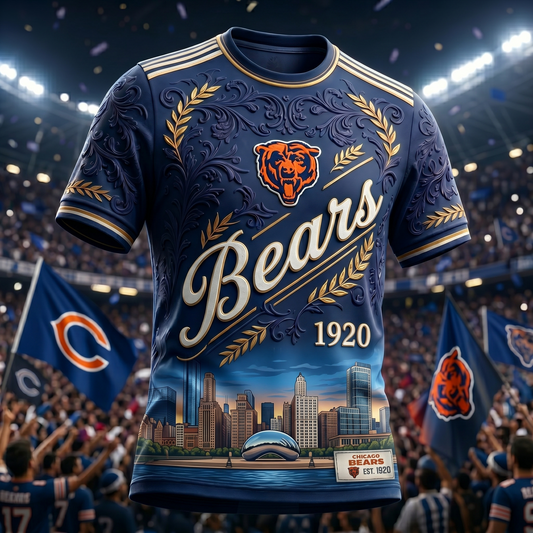 CHI x NFL Luxury V13 Classic T-shirt 220626