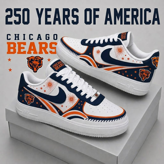 CHI x NFL Premium AF1 Sneaker Gift For Fan