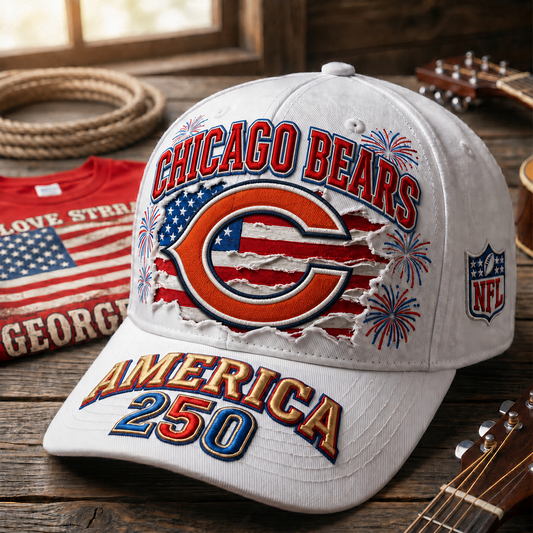 CHI x NFL Premium Cap 250 Years Anniversary Of Freedom 0107