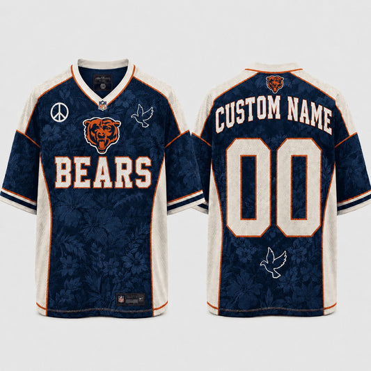 CHI x NFL Premium Mesh Jersey Personalized Gift For Fan
