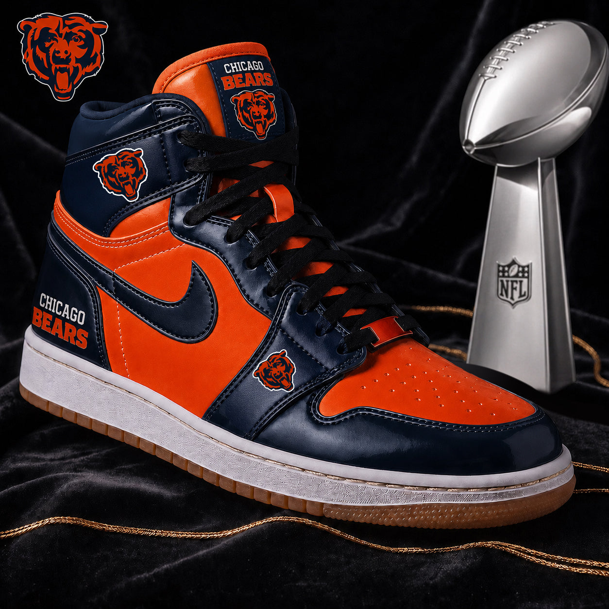 CHI x NFL Premium V2 Air Jordan 1