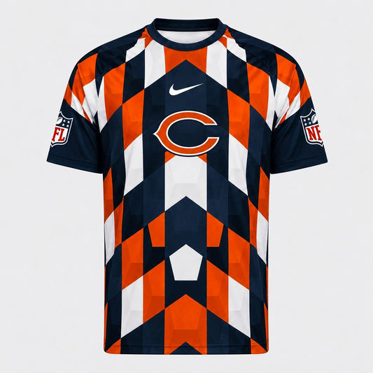 CHI x Premium NFL Geometric Fan Performance T-Shirt