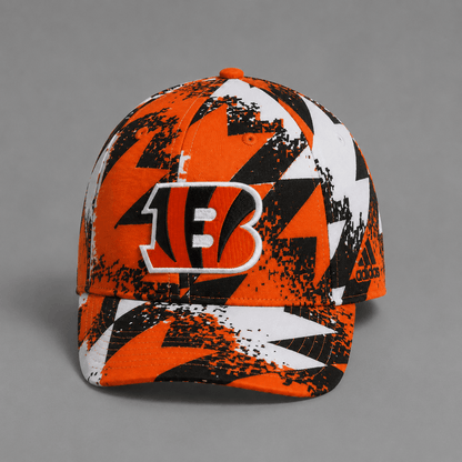 CIN Premium NFL Sports Fan Geometric Pattern Baseball Cap