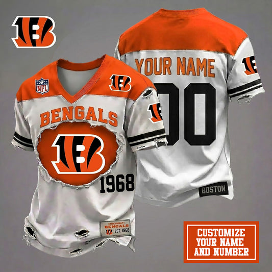 CIN x Customize NFL Luxury Classic T-shirt DDT 030626 TTTZ