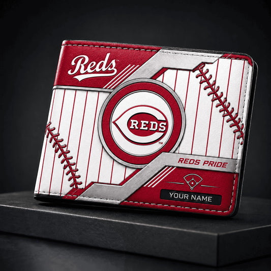 CIN x MLB Premium Men Wallet Luxury Personalized Gift For Fan Men