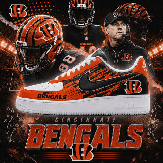 CIN x NFL Luxury AF1 Sneakers