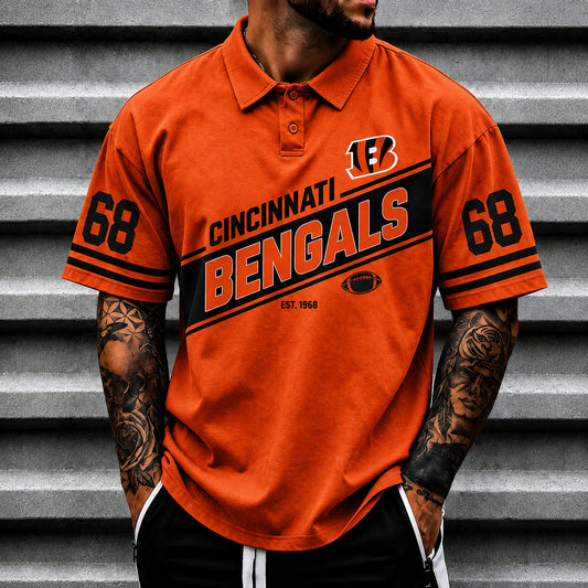 CIN x NFL Luxury V4 Polo Shirt