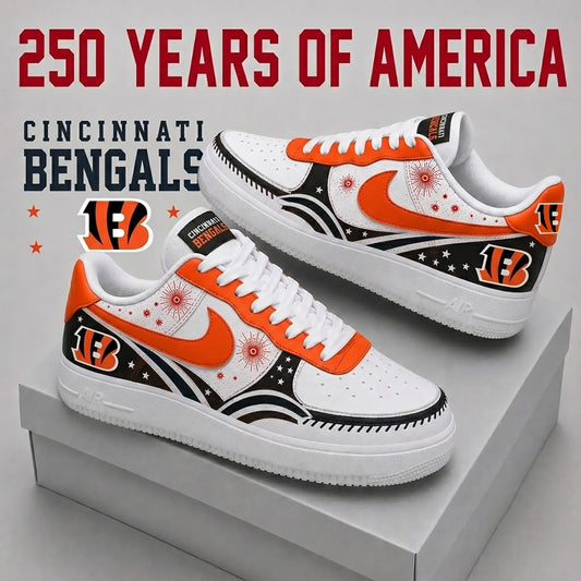 CIN x NFL Premium AF1 Sneaker Gift For Fan