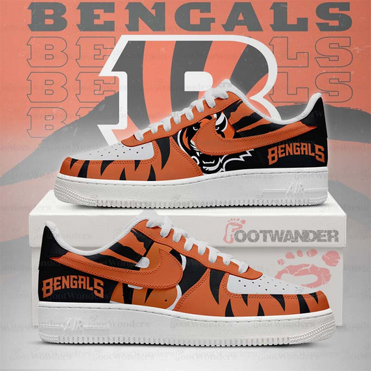 CIN x NFL Premium V2 AF1 Sneakers DDT