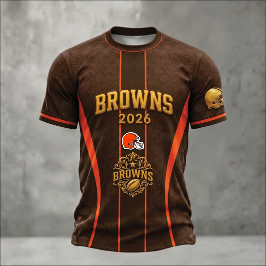 CLE NFL Luxury V5 Classic T-shirt DDT 030626 HLPHUONG