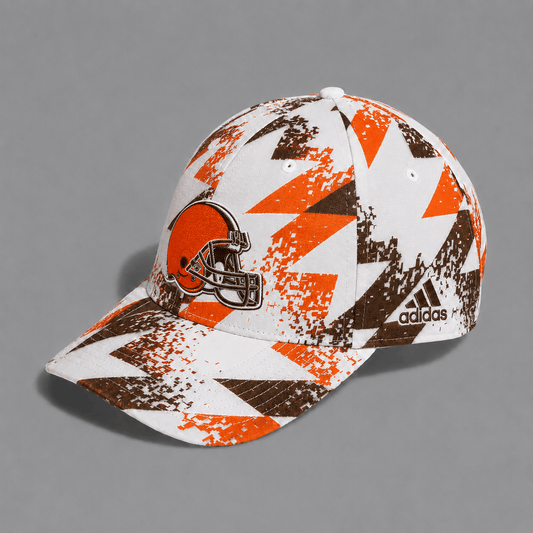 CLE Premium NFL Sports Fan Geometric Pattern Baseball Cap