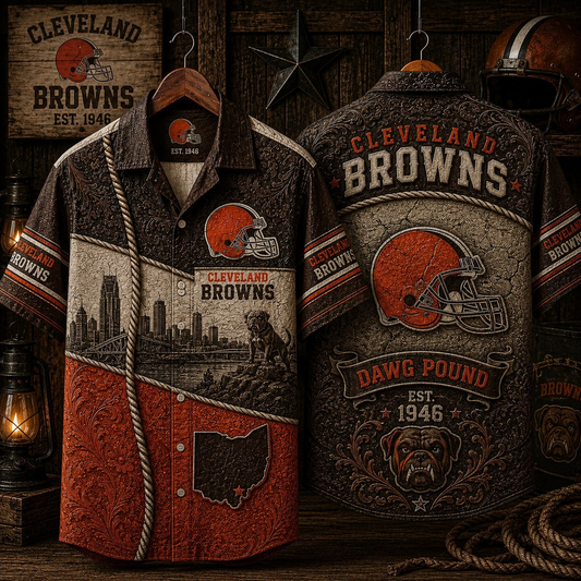 CLE x NFL Hawaiian Shirt 1906