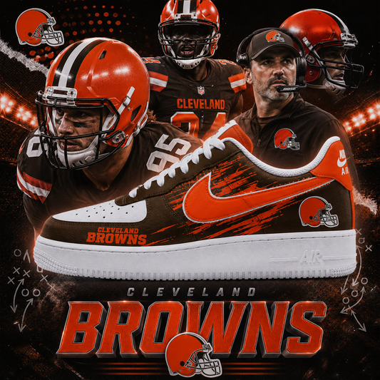 CLE x NFL Luxury AF1 Sneakers