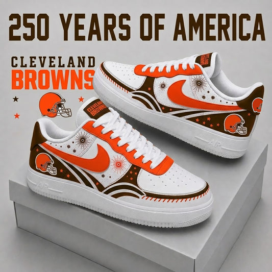 CLE x NFL Premium AF1 Sneaker Gift For Fan