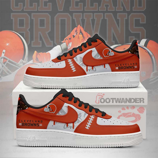 CLE x NFL Premium V2 AF1 Sneakers DDT