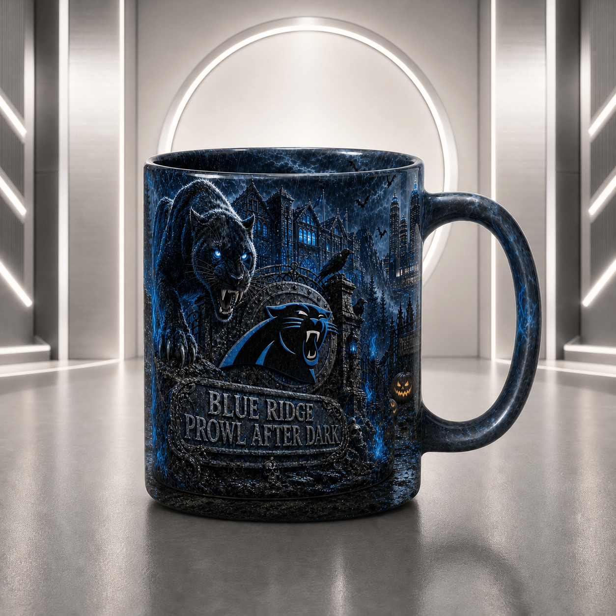 CP Halloween Football Mug – The Frozen Cornfield Spooky Fan Gift DDT