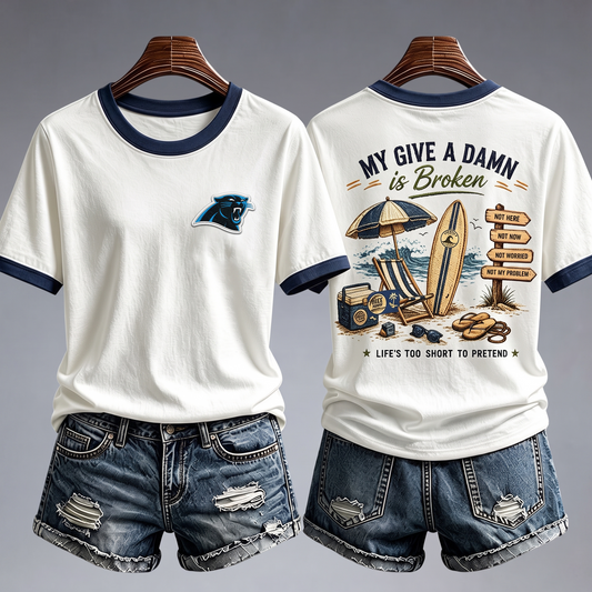 CP x NFL My Give A Damn Is Broken Shirt