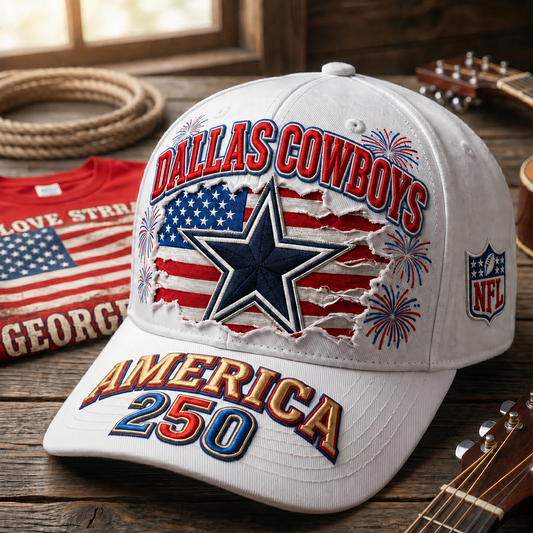 DAL x NFL Premium Cap 250 Years Anniversary Of Freedom 0107