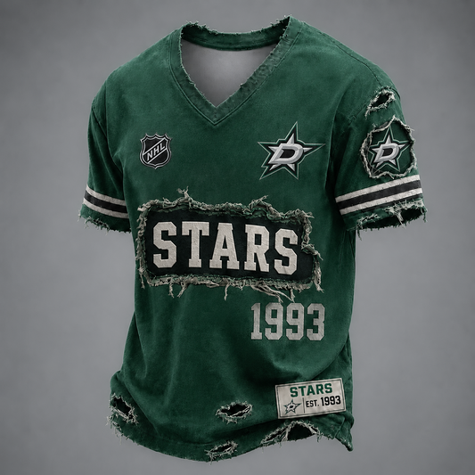 DAL x NHL LUXURY V-Neck T-Shirt 2705 DatND DVT