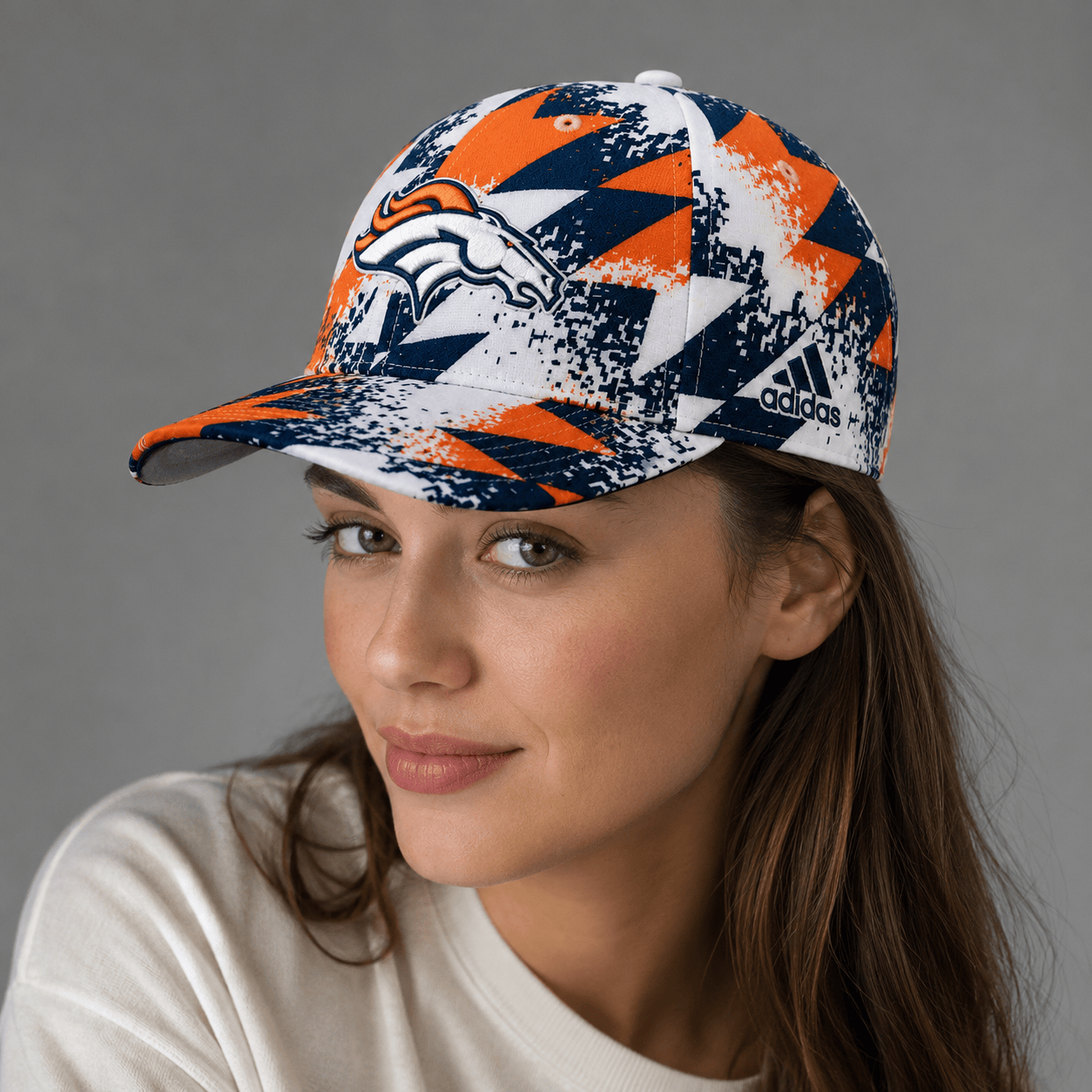 DB Premium NFL Sports Fan Geometric Pattern Baseball Cap