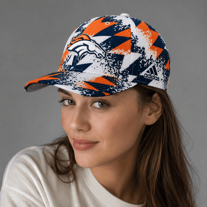 DB Premium NFL Sports Fan Geometric Pattern Baseball Cap