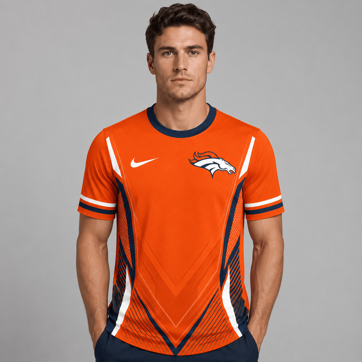 DB x NFL Custom Name Number Personalized Athletic T-Shirt