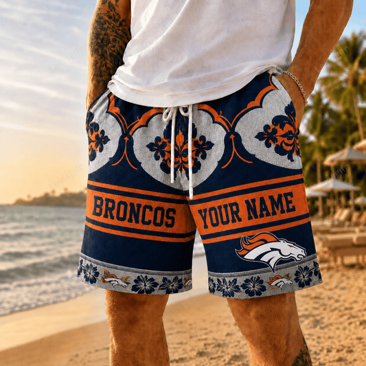 DB x NFL Premium Beach Short Personalized Gift For Fan