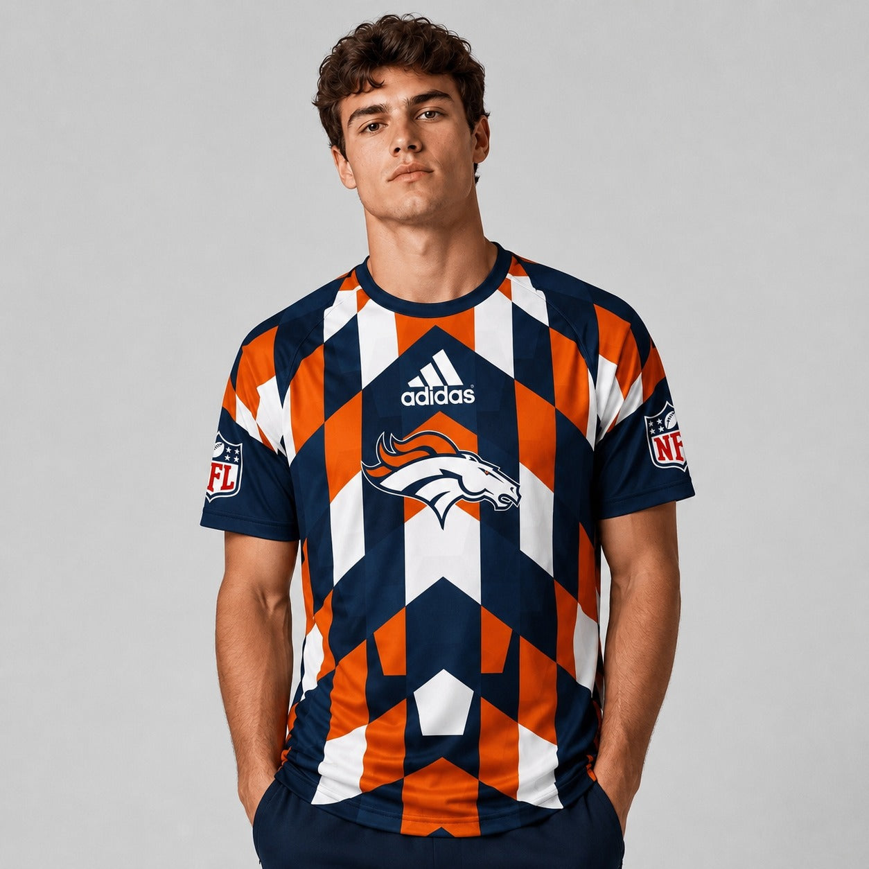 DB x NFL Premium Geometric Fan Performance T-Shirt