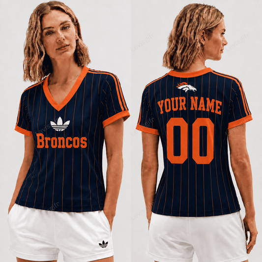 DB x NFL Premium Women V-neck Shirt Personalized Gift For Fan
