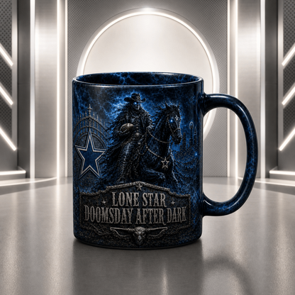 DC Halloween Football Mug – The Frozen Cornfield Spooky Fan Gift DDT