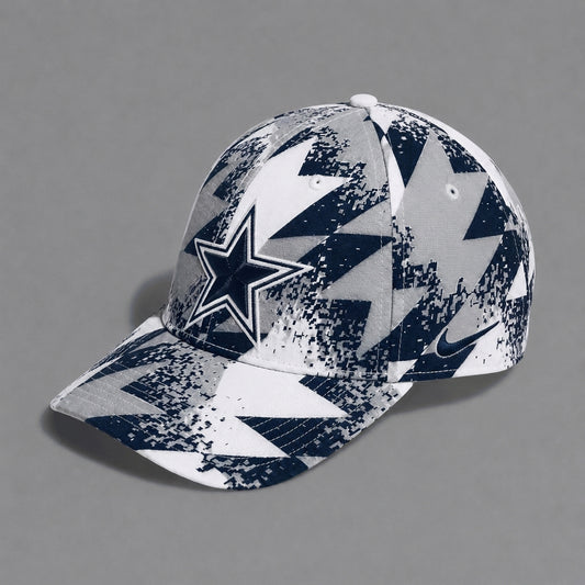 DC x NFL Premium Sports Fan Geometric Pattern Baseball Cap