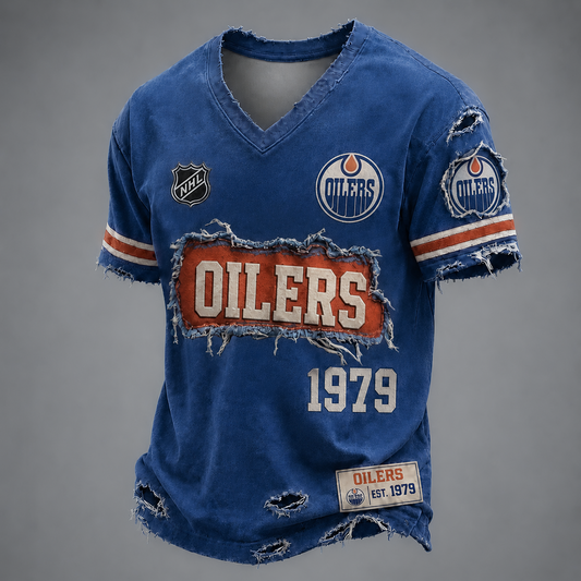 EDM x NHL LUXURY V-Neck T-Shirt 2705 DatND DVT