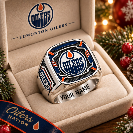 Exclusive NHL x EDM Personalized Name Ring