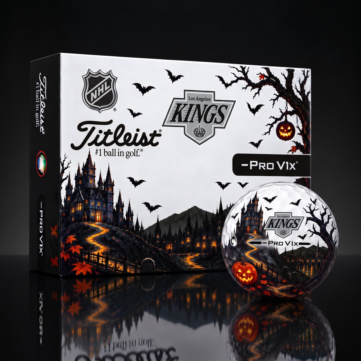 Exclusive NHL x LAK Halloween V3 Golf Ball