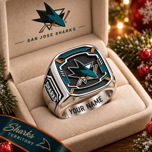 Exclusive NHL x SJ Personalized Name Ring