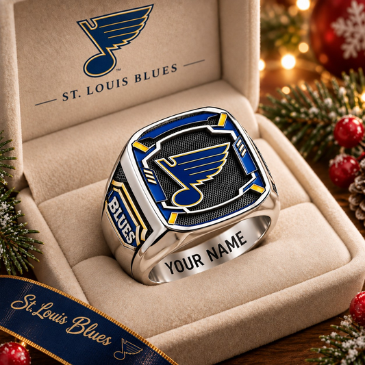 Exclusive NHL x STL Personalized Name Ring