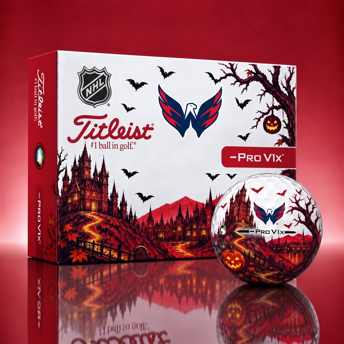 Exclusive NHL x WAS Halloween V3 Golf Ball