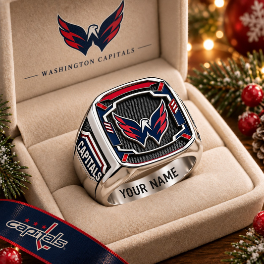 Exclusive NHL x WAS Personalized Name Ring
