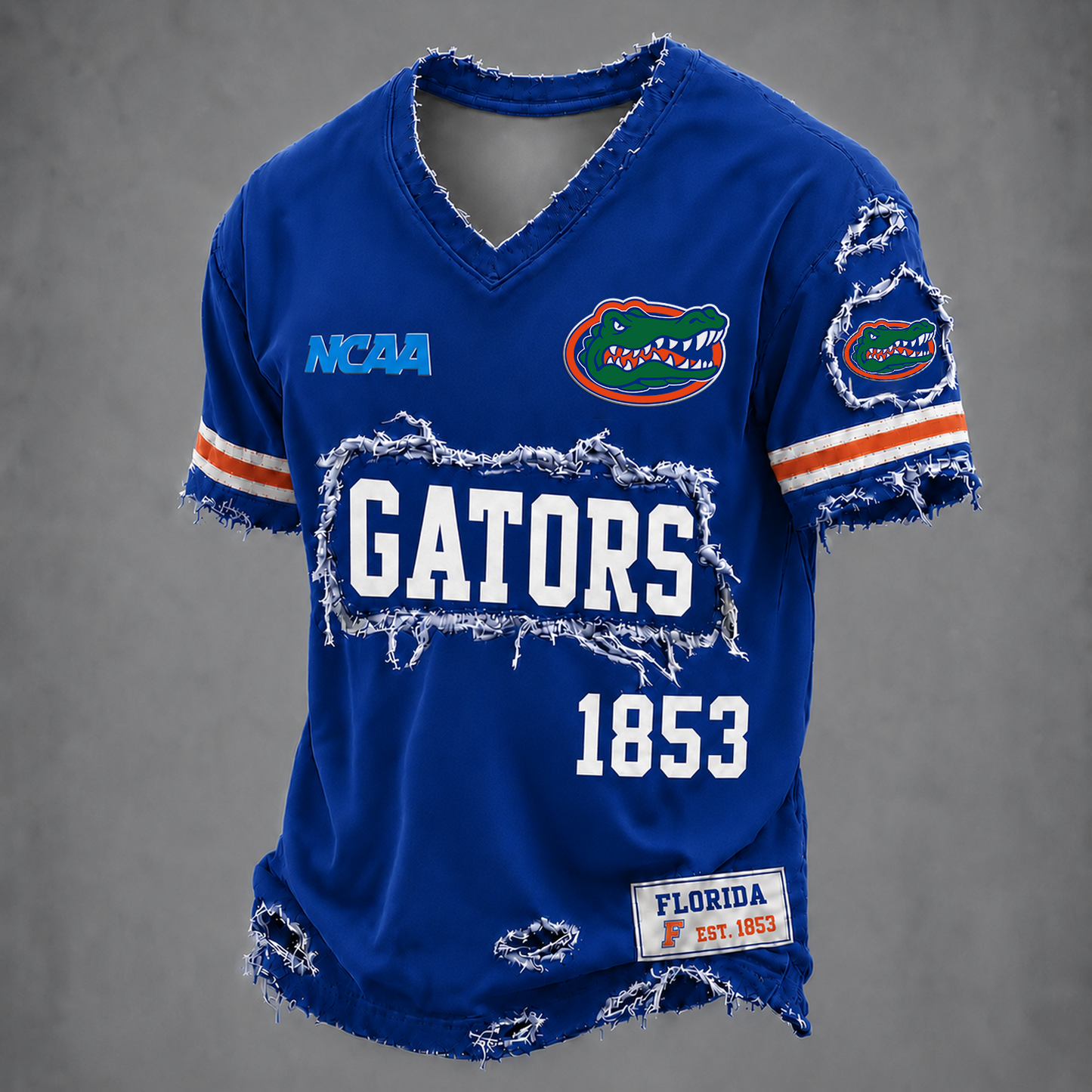 FLA x NCAA LUXURY V-Neck T-Shirt 0506 DatND DVT