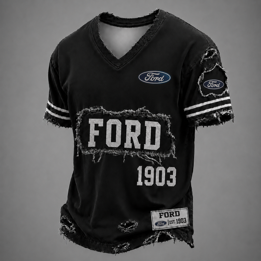 FORD Premium LUXURY V-Neck T-Shirt DatND DVT