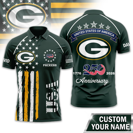GBP Premium NFL American Semiquincentennial Polo Shirt 010726