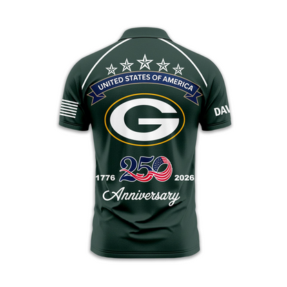 GBP Premium NFL American Semiquincentennial Polo Shirt 010726