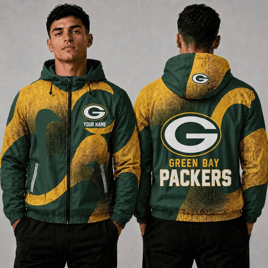 GBP x NFL Premium Windbreaker Jacket Personalized Gift For Fan