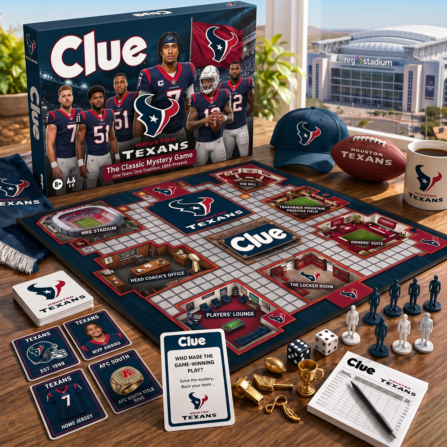 HOU X NFL THE MATCHDAY MYSTERY – PREMIUM COLLECTOR BOARD GAME