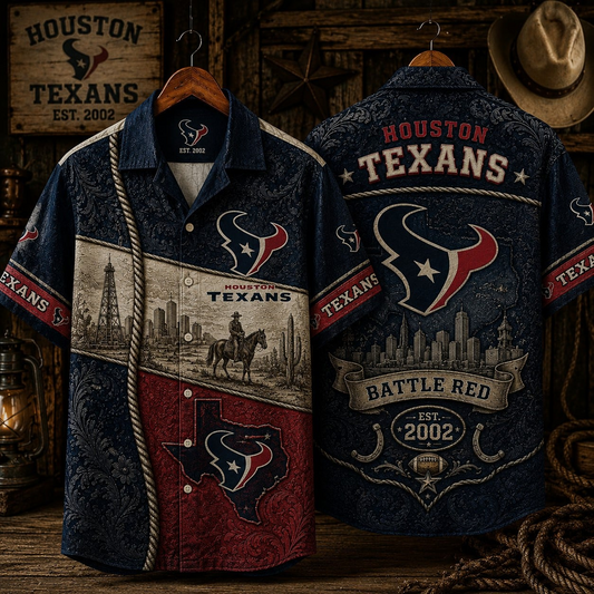 HOU x NFL Hawaiian Shirt 1906